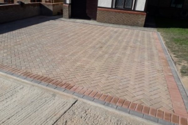 Laying Block Paving in Dodington