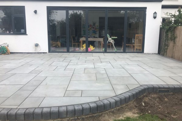 Laying Patio Slabbing in Staple Hill